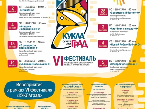 Челябинский театр кукол приглашен на фестиваль в Сургут